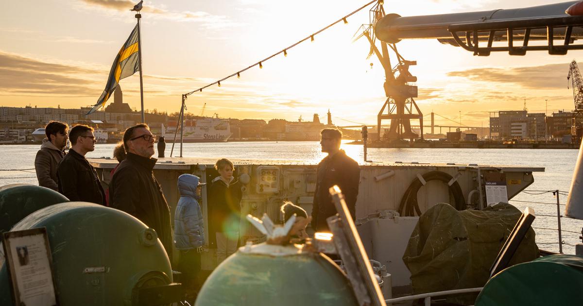 Privat fartygsvisning på Maritiman